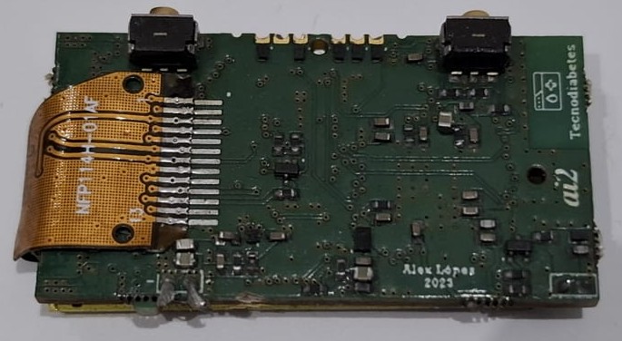 Figure 4b: Back view of the Tailor wearable device PCB